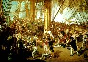 Denis Dighton the battle of trafalgar china oil painting reproduction